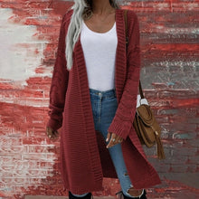 Load image into Gallery viewer, Cardigan Sweater New Long Coat Solid Color