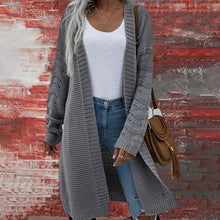 Load image into Gallery viewer, Cardigan Sweater New Long Coat Solid Color