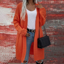 Load image into Gallery viewer, Cardigan Sweater New Long Coat Solid Color