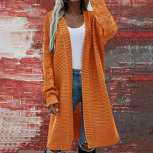 Load image into Gallery viewer, Cardigan Sweater New Long Coat Solid Color