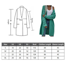 Load image into Gallery viewer, Cardigan Sweater New Long Coat Solid Color