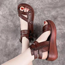 Load image into Gallery viewer, Women Sandal Summer Wedge Platform Woman Comfort Mid Heel Shoes - Sophornlilly