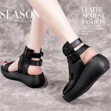 Load image into Gallery viewer, Women Sandal Summer Wedge Platform Woman Comfort Mid Heel Shoes - Sophornlilly