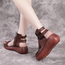 Load image into Gallery viewer, Women Sandal Summer Wedge Platform Woman Comfort Mid Heel Shoes - Sophornlilly