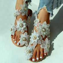 Load image into Gallery viewer, Women Sandals Boho Style Summer Shoes For Women Flat Sandals Beach