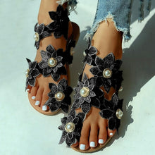 Load image into Gallery viewer, Women Sandals Boho Style Summer Shoes For Women Flat Sandals Beach