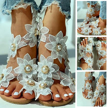 Load image into Gallery viewer, Women Sandals Boho Style Summer Shoes For Women Flat Sandals Beach