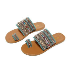 Load image into Gallery viewer, Women Sandals Handmade Greek Style Boho Flip Flop Sandals Streetwear