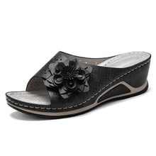 Load image into Gallery viewer, Women Sandals Soft Heels Summer Sandals With Wedges Shoes Women Flower