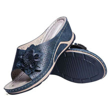 Load image into Gallery viewer, Women Sandals Soft Heels Summer Sandals With Wedges Shoes Women Flower