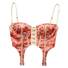 Load image into Gallery viewer, Women Sexy Crop Cami Top, Summer Spaghetti Strap Floral Print Backless