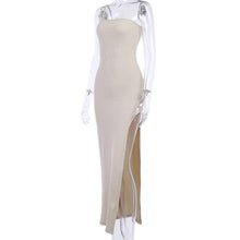 Load image into Gallery viewer, Women Sexy Sleeveless Single Strap Dress Clubwear Summer Hot Bodycon - Sophornlilly