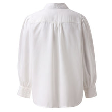 Load image into Gallery viewer, Buttons V Neck Turn down Collar Long Sleeve