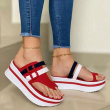 Load image into Gallery viewer, Women Shoes Wedges Platform Sandals Gladiator Peep Toe Beach Casual - Sophornlilly