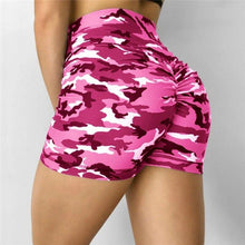 Load image into Gallery viewer, Women Short Ladies Summer Casual Camouflage Push Up Fitness Skinny - Sophornlilly