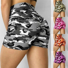 Load image into Gallery viewer, Women Short Ladies Summer Casual Camouflage Push Up Fitness Skinny - Sophornlilly
