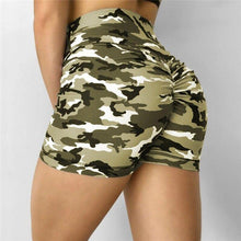 Load image into Gallery viewer, Women Short Ladies Summer Casual Camouflage Push Up Fitness Skinny - Sophornlilly