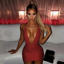 Load image into Gallery viewer, Women Skinny Mini Pencil Dress Summer Night Clubwear Ladies Evening - Sophornlilly