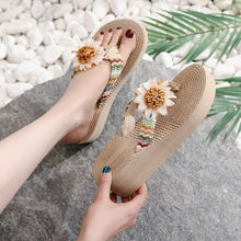 Load image into Gallery viewer, Beach Flip Flops Summer Platform