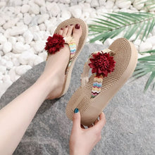 Load image into Gallery viewer, Beach Flip Flops Summer Platform
