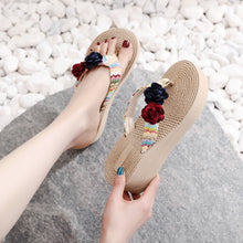 Load image into Gallery viewer, Beach Flip Flops Summer Platform