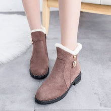 Load image into Gallery viewer, Women Snow Boots Plush New Warm Ankle Booties Warm Fashion Short