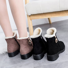 Load image into Gallery viewer, Women Snow Boots Plush New Warm Ankle Booties Warm Fashion Short