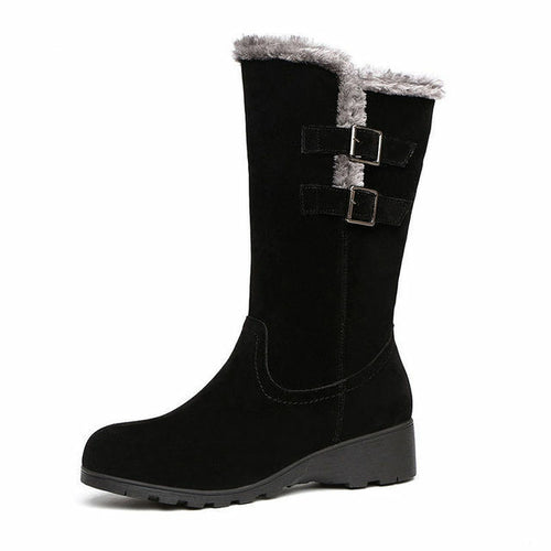 Snow Boots Thick Plush zipper