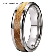 Load image into Gallery viewer, Women Special Ring Tungsten Engagement Wedding Bands With Real Whiskey