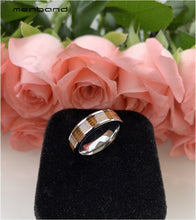 Load image into Gallery viewer, Women Special Ring Tungsten Engagement Wedding Bands With Real Whiskey