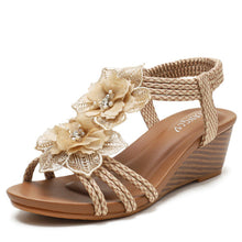 Load image into Gallery viewer, Women Summer Casual Sandals Wedges Outdoor Shallow Platform Shoes