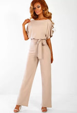 Load image into Gallery viewer, Jumpsuit  Short Sleeve Elegant Long Wide Leg