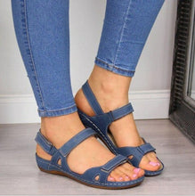 Load image into Gallery viewer, Comfy Women Orthopedic Platform Sandals