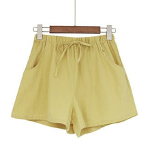 Load image into Gallery viewer, Women Summer  Shorts  Polyester Trousers High Waist Lady's Loose And - Sophornlilly