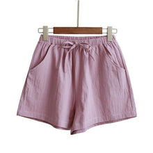 Load image into Gallery viewer, Women Summer  Shorts  Polyester Trousers High Waist Lady's Loose And - Sophornlilly