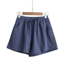 Load image into Gallery viewer, Women Summer  Shorts  Polyester Trousers High Waist Lady's Loose And - Sophornlilly