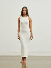 Load image into Gallery viewer, Sleeveless Sexy Long Pencil Dress Backless Stretch