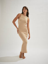 Load image into Gallery viewer, Sleeveless Sexy Long Pencil Dress Backless Stretch