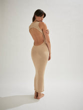 Load image into Gallery viewer, Sleeveless Sexy Long Pencil Dress Backless Stretch