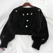 Load image into Gallery viewer, Women Sweater Knitted Cute Fashion Loose Sweater Spring Autumn V Neck - Sophornlilly