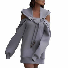 Load image into Gallery viewer, Women Sweatshirts Oversized Dress Long Sleeve Personality Loose Dress
