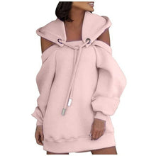 Load image into Gallery viewer, Women Sweatshirts Oversized Dress Long Sleeve Personality Loose Dress