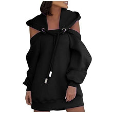 Load image into Gallery viewer, Women Sweatshirts Oversized Dress Long Sleeve Personality Loose Dress