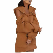 Load image into Gallery viewer, Women Sweatshirts Oversized Dress Long Sleeve Personality Loose Dress