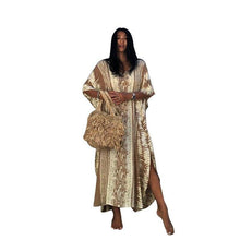 Load image into Gallery viewer, Women Swimsuit Bikini Set With Cover Up Beach Whole Bath Dress 2021 - Sophornlilly