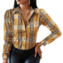 Load image into Gallery viewer, Women Tops And Blouses Office Lady Blouse Slim Button Shirts Women