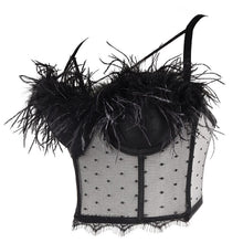 Load image into Gallery viewer, Women Tops Tee Crop Bodycon Lace Black  New Sexy Female Clothing