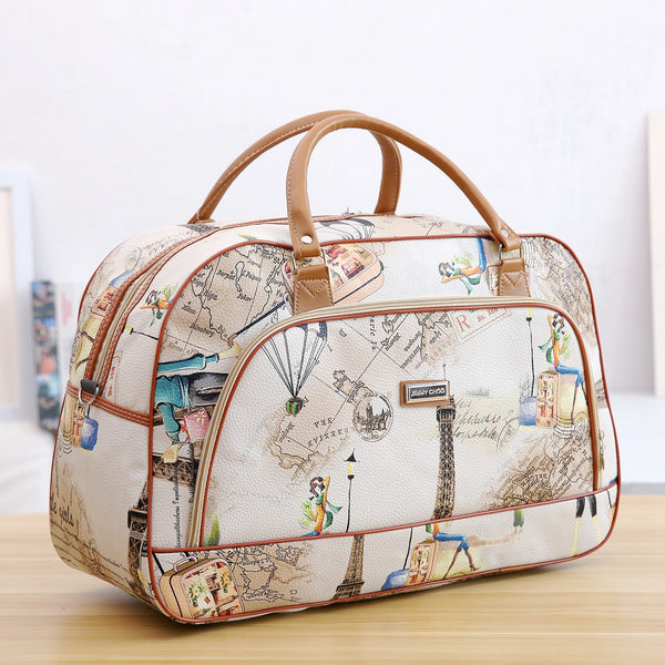 Travel Bags PU Leather Large Capacity Waterproof