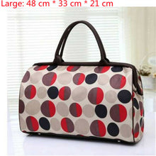 Load image into Gallery viewer, Travel Bag Flower Print Large Capacity Tote