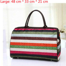 Load image into Gallery viewer, Travel Bag Flower Print Large Capacity Tote